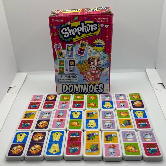 Shopkins Dominoes Game in Box - Picture 1 of 9